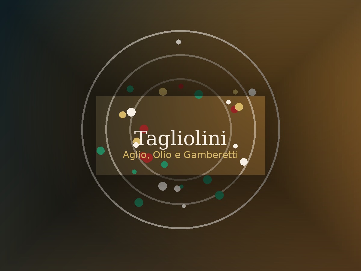 Tagliolini Aglio, Olio e Gamberetti